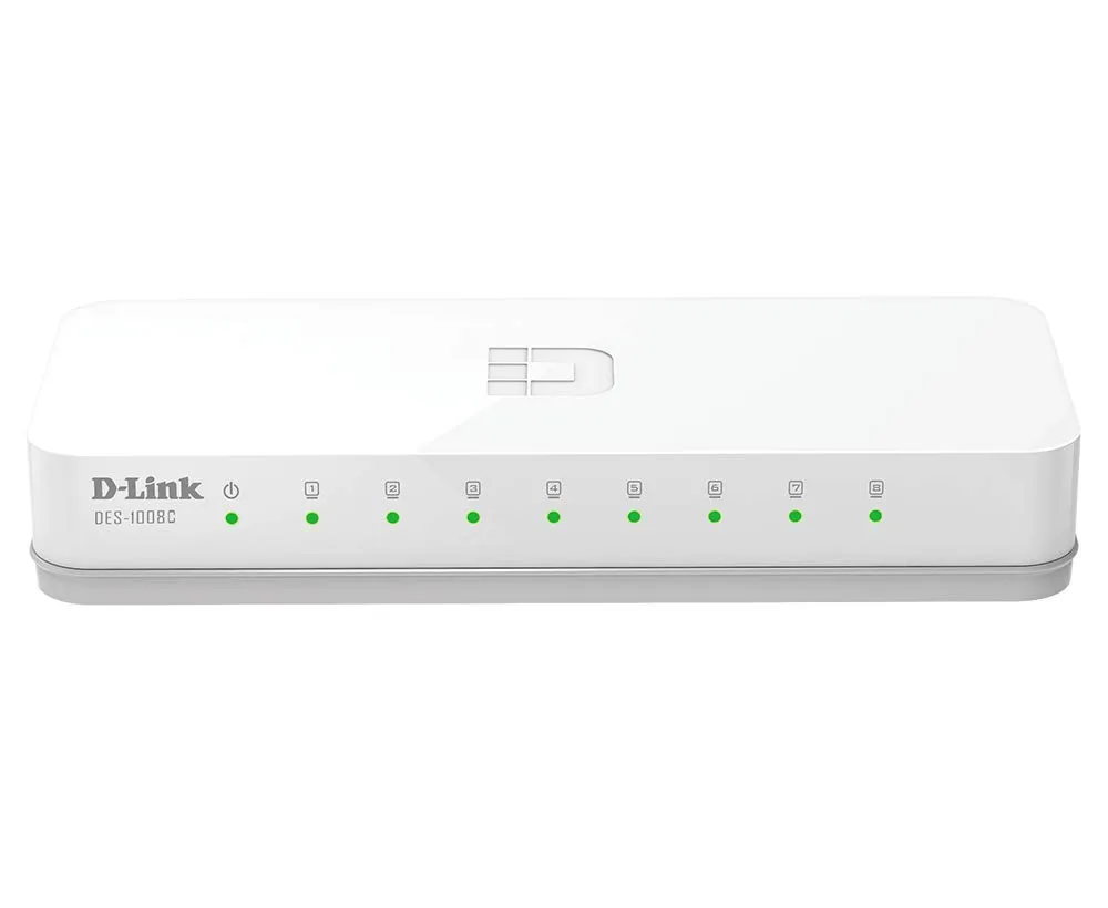 D-Link Desktop LAN Switch 8 Port Normal DES-1008C view 4